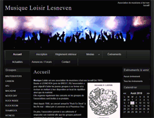 Tablet Screenshot of musique-loisir.fr